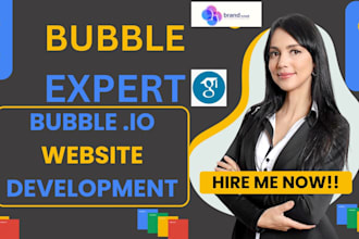 develop bubble io create bubble mobile app design bubble website, telehealth ai