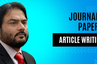write peer reviewed journal papers, conference paper, scientific articles