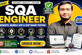 do QA testing, software testing, qa manual testing and automation testing
