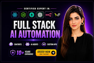 build ai automation, chatbots and custom backend apis for your business