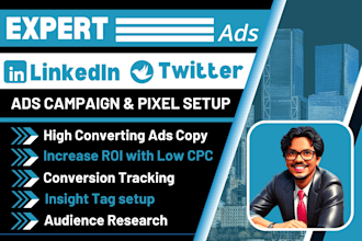 be your linkedin ads and twitter x ads campaign manager