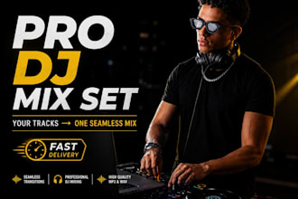 create a professional dj mix set for your event