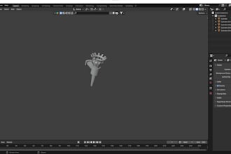 create a low to medium poly 3d models of your choice
