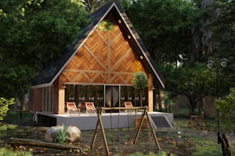 formulate 3d house exterior design, home town, 3d residencia realistic rendering