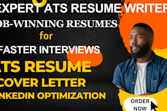 expertly write a professional ats resume, cover letter, CV and linkedin opt