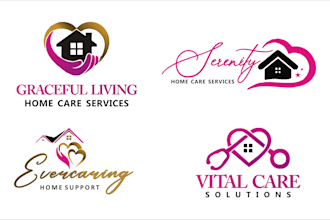 home care medical health care hospital clinic dental nursing home care logo