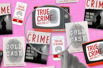 research and write true crime script for podcasts youtube channels crime content