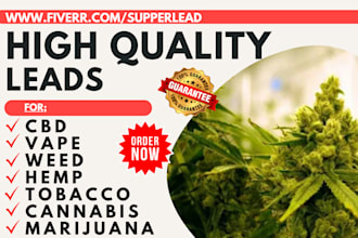 generate converting vape cannabis cbd hemp weed tobacco marijuana ganja leads