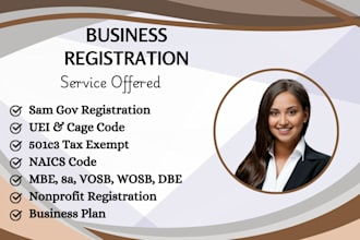 do sam gov cage code uei nonprofit registration 501c3 do wosb mbe 8a dbe vosb