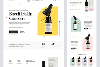 build skin care makeup cosmetics hair salon and spa website beauty shopify store