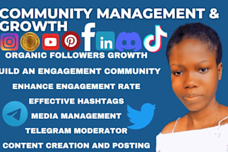do community manager and social media management crypto project moderator