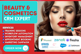 do beauty crm cosmetics crm phorest zenoti fresha salon iris glossgenius setmore