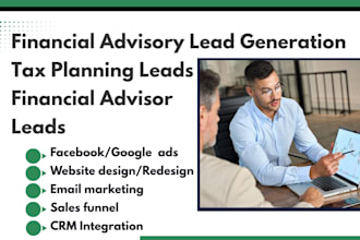 generate financial advisory leads tax planning leads financial advisor leads