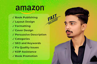 publish book on amazon kindle kdp,book formatting, amazon kdp book publishing
