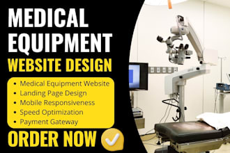 design medical equipment hospital pharmacy health homecare shopify store website