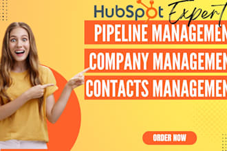 do contact management company management pipeline management on hubspot CRM
