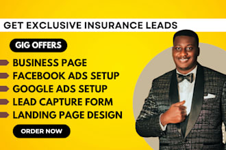 generate hot life insurance leads, insurance leads via facebook ads, google ads