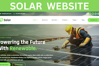 solar website design solar energy website solar website redesign solar website