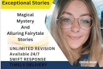 write magical, mystery, and alluring fairytale stories