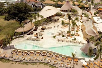 do realistic 3d beach resort, penthouse, vacation home, mountain house and tent