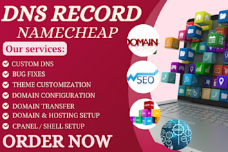 setup dns records mx spf dmarc dkim cname txt namecheap wix namebright namesilo