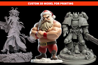 3d model warhammer 3d miniature 3d bust model 3d action figure resin 3d printing