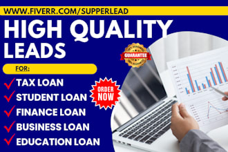 generate business loan student loan finance loan education loan tax loan leads