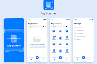 develop receipt scanner app, ai scanner app, document scanner app