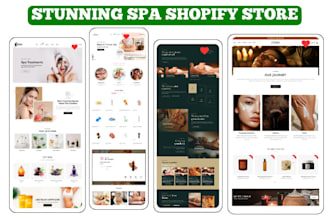 design attractive spa shopify spa store spa website beauty salon website
