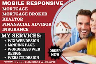 build mortgage broker mortgage loan realtor mortgage adviser real estate website