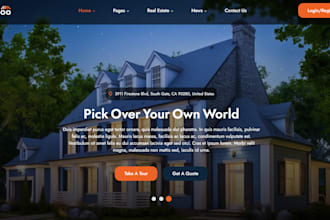 build real estate website real estate investor website real estate agent website