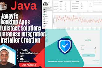 build java gui, java desktop apps, javafx, swing, CSS , exe