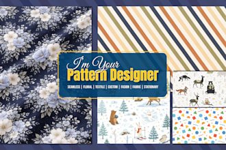 design seamless pattern, fabric and textile pattern design