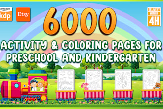 give coloring pages and activity worksheets for preschool and kindergarten kids