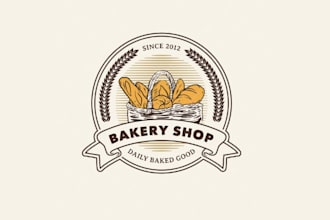 design premium illustrator bakery logo for your company