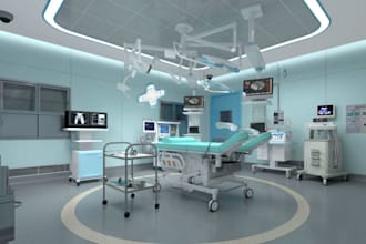 design medical operating room,hospitality interior design, homestyler lightning
