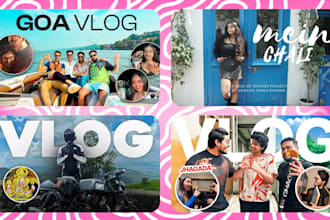 design clickbait vlog, food, travel youtube thumbnails fast