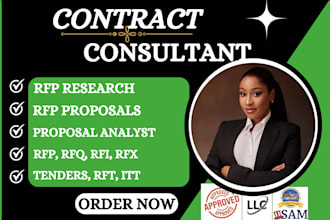 find rfp, write bid proposal, win government contracts and respond to rfp