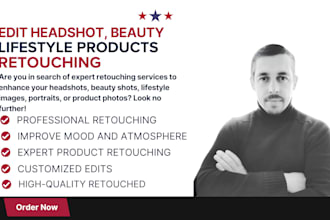 do do headshot, beauty, lifestyle, portrait and products retouching for you
