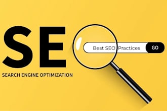 do onpage and technical SEO for wordpress or custom website