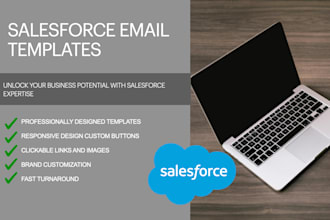 develop your responsive HTML salesforce email template