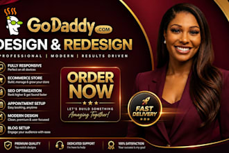 godaddy website design godaddy website redesign develop godaddy website