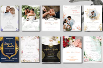 design wedding, birthday or party invitation card
