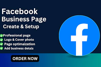 create and setup facebook business page