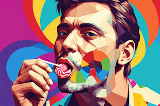 create your photo into awesome wpap pop art