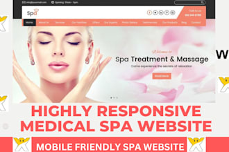 design medical spa website med spa website wix medspa medical aesthetic website