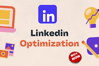 optimize linkedin profile for job search and grow  organic follower