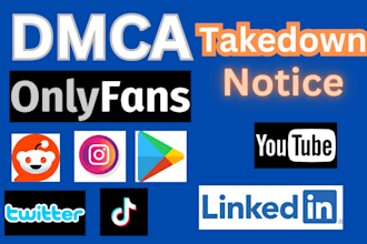 takedown remove content on tiktok,reddit,yt,linkedin,instagram,onlyfans by dmca