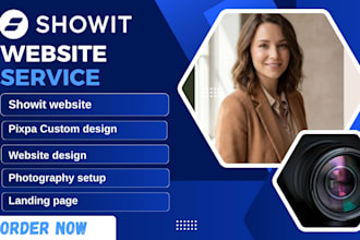 customize showit template, build showit website, redesign showit website