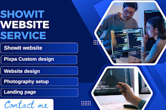 design and redesign showit website, smugmug website, smoobu website, pixpa